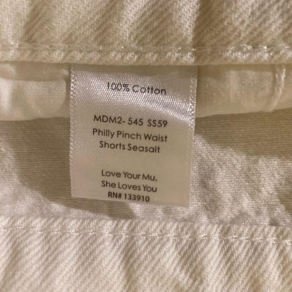 White denim shorts Show Me Your Mumu White Shorts - Picture 7 of 16
